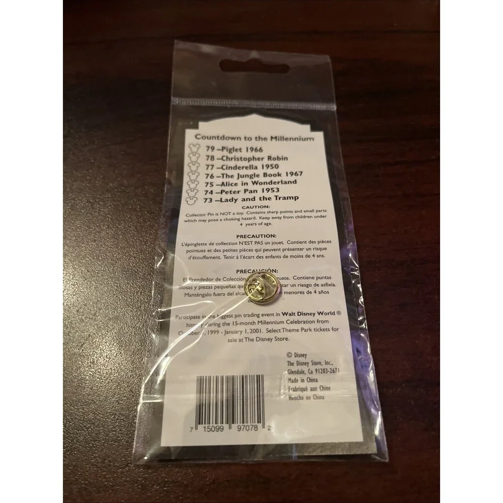 Disney Countdown To The Millennium Christopher‎ Robin #78 Pin
